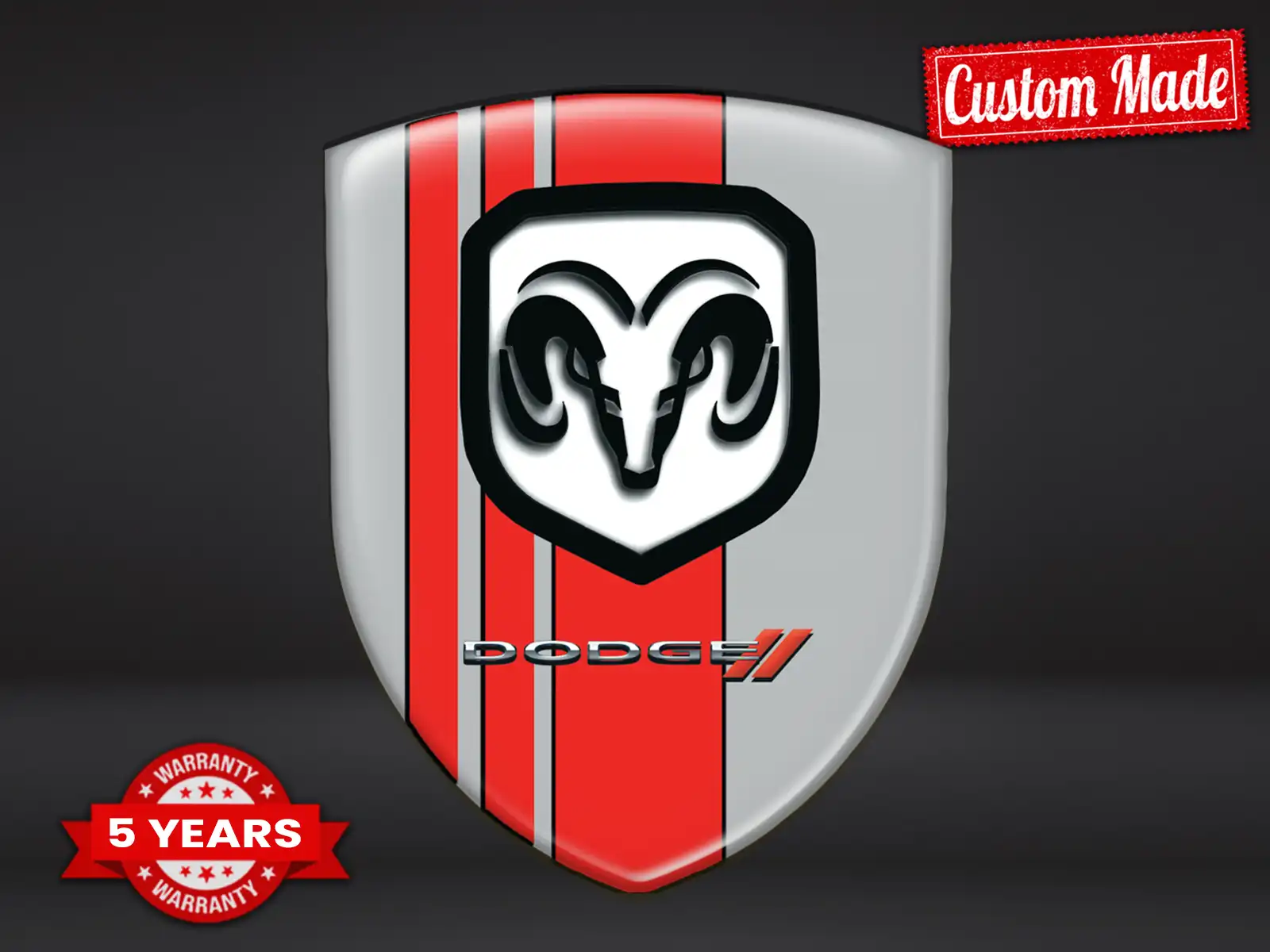 Dodge Autoembleme Pro Max Stilvoll Modern Robust